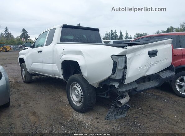 3TYJDAHN6ST021826 2025 TOYOTA TACOMA White Հետևի ձախ