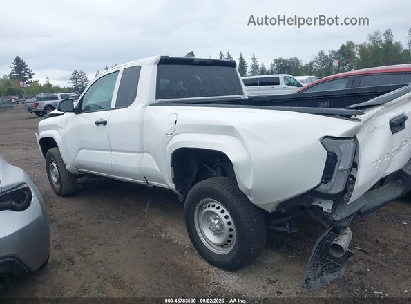3TYJDAHN6ST021826 2025 TOYOTA TACOMA White Սալոնի 360 աստիճան տեսք