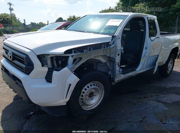 3TYJDAHN6ST023592 2025 TOYOTA TACOMA White Вид спереду