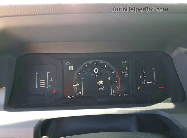3TYJDAHN7TT046073 2026 TOYOTA TACOMA White ხელსაწყოთა პანელის ხედი