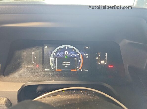 3TYJDAHN8RT007128 2024 TOYOTA TACOMA White Vista del cuadro de instrumentos