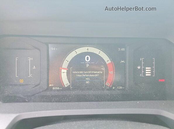3TYJDAHN9TT048794 2026 TOYOTA TACOMA Белый Вид щитка приборов