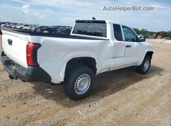 3TYJDAKN7RT005556 2024 TOYOTA TACOMA Белый Задняя правая четверть