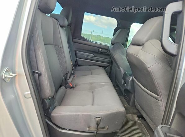 3TYKB5FN3RT011205 2024 TOYOTA TACOMA Silver Rear seats view