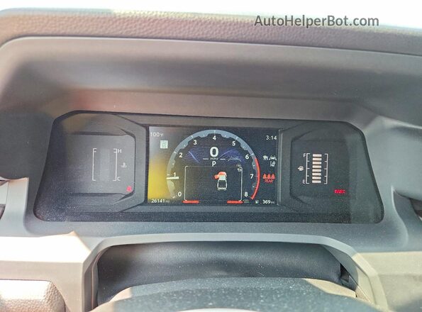 3TYKB5FN6RT011120 2024 TOYOTA TACOMA Silver Instrument cluster view