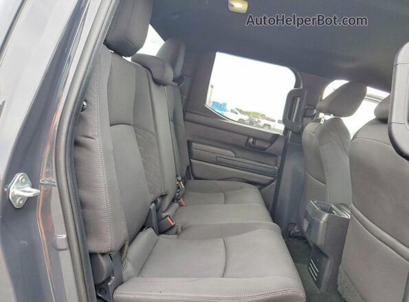 3TYKB5FN8RT001723 2024 TOYOTA TACOMA Charcoal Հետևի նստատեղերի տեսք