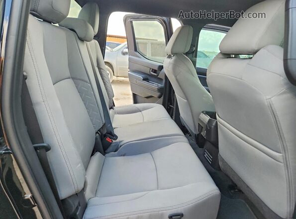 3TYKB5FNXST024815 2025 TOYOTA TACOMA Black Rear seats view