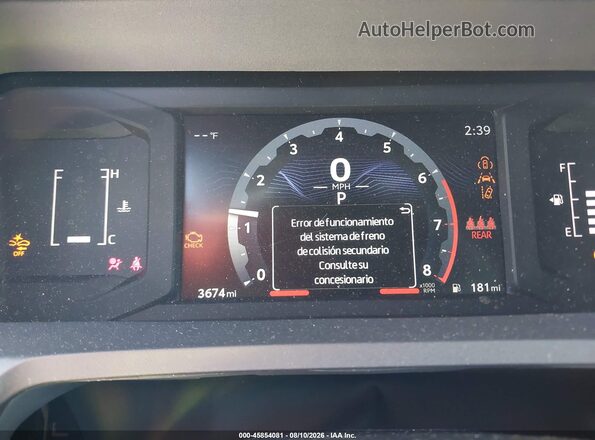 3TYKB5FNXTT035881 2026 TOYOTA TACOMA Gray Vista de los asientos traseros