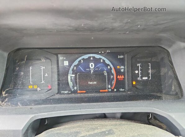3TYKD5HN2RT010988 2024 TOYOTA TACOMA White Вид щитка приладів