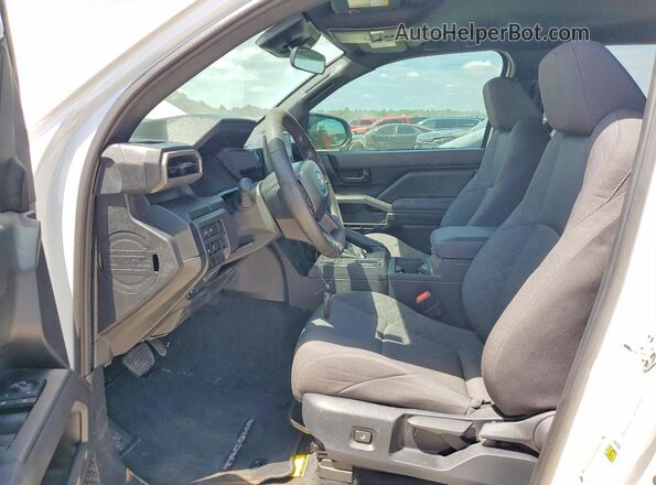 3TYKD5HN2ST021429 2025 TOYOTA TACOMA White Widok wnętrza z przodu