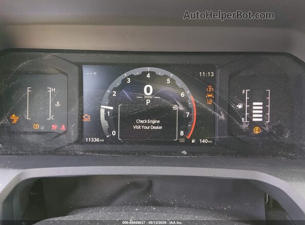 3TYKD5HN2ST028445 2025 TOYOTA TACOMA Серый Вид задних сидений