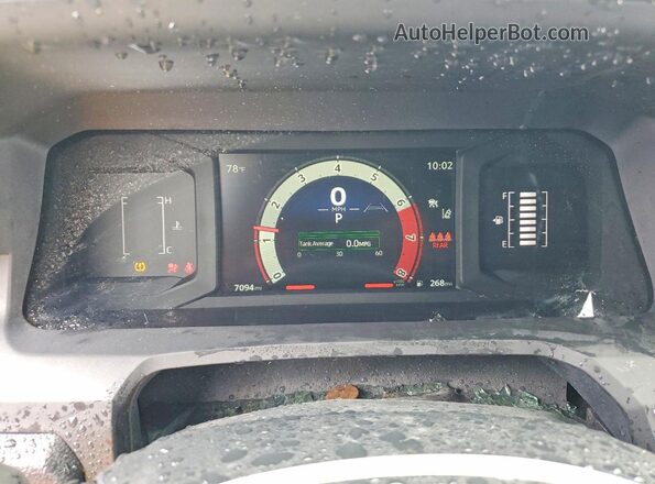 3TYKD5HN5TT041529 2026 TOYOTA TACOMA Gray Instrument cluster view