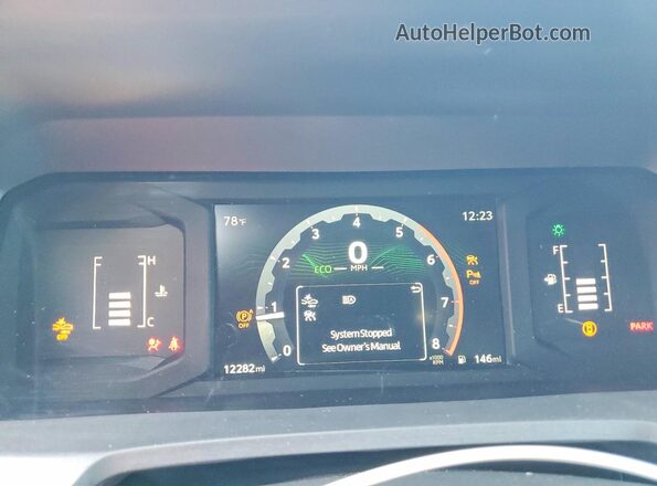 3TYKE5JN0ST066506 2025 TOYOTA TACOMA Черный Вид щитка приборов