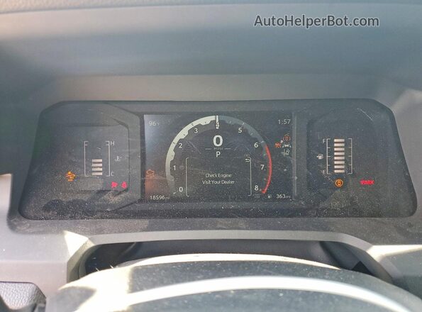 3TYLB5JN1RT057935 2024 TOYOTA TACOMA Silver Вид щитка приладів