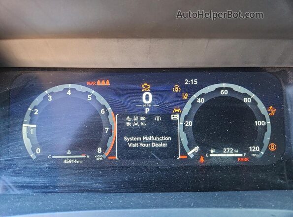 3TYLB5JN2RT045812 2024 TOYOTA TACOMA White Vista del cuadro de instrumentos