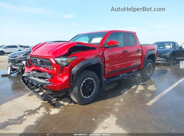 3TYLB5JN2ST099259 2025 TOYOTA TACOMA Maroon Vista tres cuartos delantera izquierda
