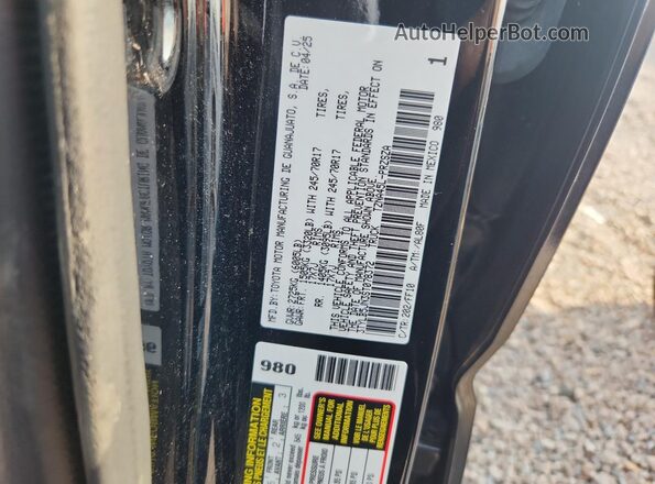 3TYLB5JN3ST078372 2025 TOYOTA TACOMA Black Widok komory silnika