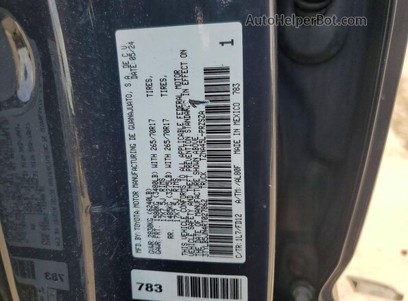 3TYLB5JN4RT027862 2024 TOYOTA TACOMA Черный Вид наклейки с VIN-кодом