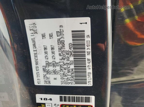 3TYLB5JN8ST063446 2025 TOYOTA TACOMA Charcoal VIN sticker view