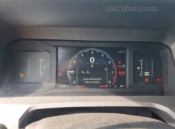 3TYLB5JN8ST063446 2025 TOYOTA TACOMA Charcoal Instrument cluster view