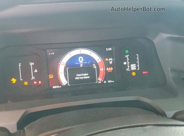 3TYLB5JN8ST106067 2025 TOYOTA TACOMA Silver Вид щитка приладів