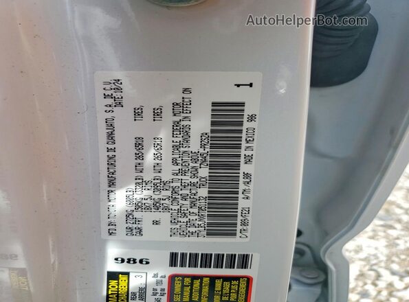 3TYLB5JNXRT051132 2024 TOYOTA TACOMA White Widok komory silnika