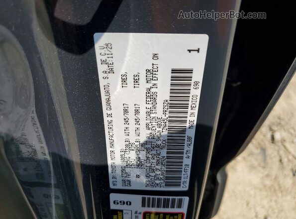 3TYLB5JNXST105924 2025 TOYOTA TACOMA Gray Engine compartment view