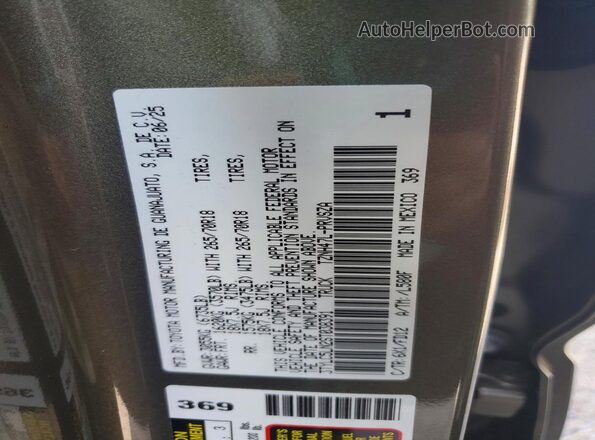 3TYLC5LN2ST038391 2025 TOYOTA TACOMA Gray Widok komory silnika