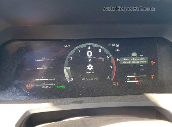 3TYLC5LN5RT008747 2024 TOYOTA TACOMA White Вид щитка приладів