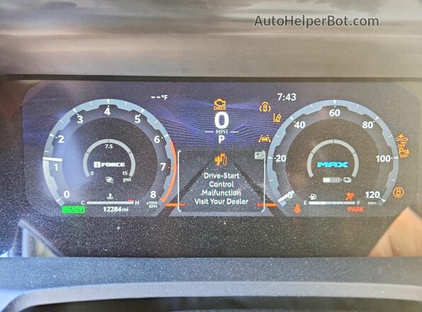 3TYLC5LN9RT006757 2024 TOYOTA TACOMA Orange Instrument cluster view