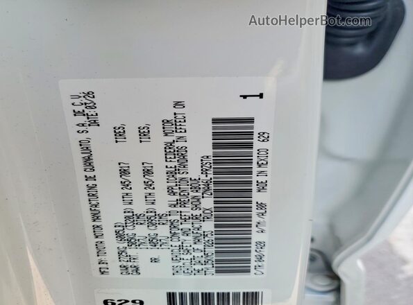 3TYLD5KN5TT026753 2026 TOYOTA TACOMA White Widok komory silnika