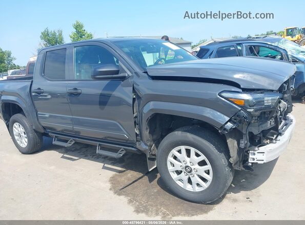 3TYLD5KN9RT004716 2024 TOYOTA TACOMA Gray Rear interior view