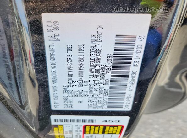 3TYRX5GN3LT005085 2020 TOYOTA TACOMA Black ძრავის განყოფილების ხედი