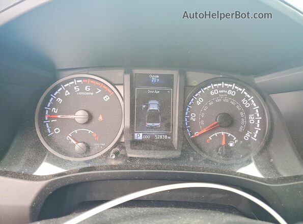 3TYRX5GN4MT027887 2021 TOYOTA TACOMA White Vista del cuadro de instrumentos