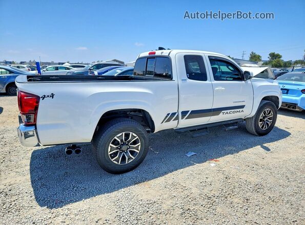 3TYRX5GN7MT008069 2021 TOYOTA TACOMA Белый Задняя правая четверть