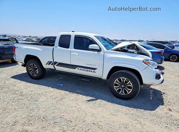 3TYRX5GN7MT008069 2021 TOYOTA TACOMA Белый Передняя правая четверть