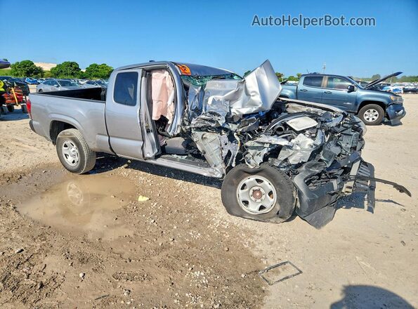 3TYRX5GN9LT002143 2020 TOYOTA TACOMA Silver Передня права чверть