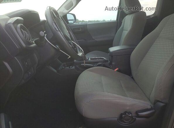 3TYRX5GN9PT076006 2023 TOYOTA TACOMA Black Widok wnętrza z przodu