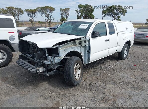 3TYRX5GNXNT035056 2022 TOYOTA TACOMA White წინა მარცხენა ხედი სამი მეოთხედიდან