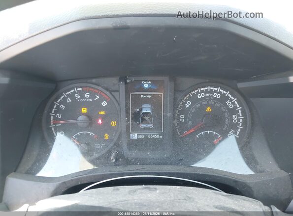 3TYRX5GNXNT035056 2022 TOYOTA TACOMA White უკანა სავარძლების ხედი