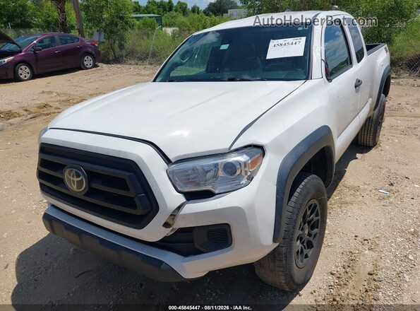 3TYRZ5CN5NT020593 2022 TOYOTA TACOMA White Դիմացի տեսք