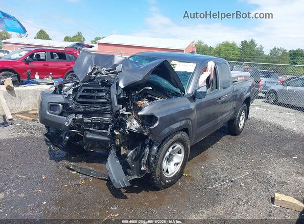 3TYSX5EN0MT009942 2021 TOYOTA TACOMA Серый Передняя левая четверть