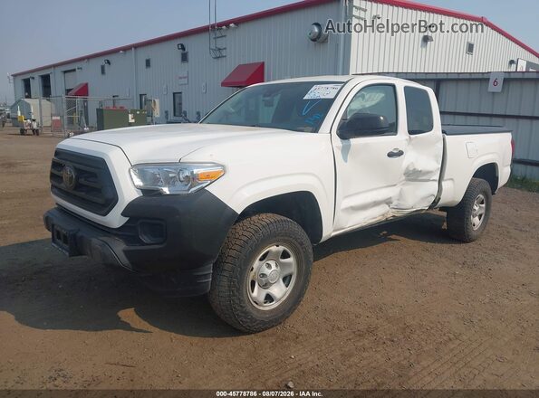 3TYSX5EN2MT006122 2021 TOYOTA TACOMA White Передня ліва чверть