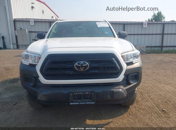 3TYSX5EN2MT006122 2021 TOYOTA TACOMA White Вид щитка приладів