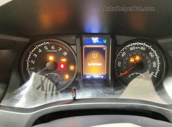 3TYSX5EN4PT021953 2023 TOYOTA TACOMA White ხელსაწყოთა პანელის ხედი