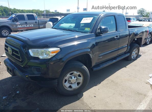 3TYSX5EN6MT006804 2021 TOYOTA TACOMA Черный Передняя левая четверть