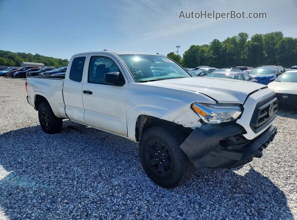 3TYSX5EN7MT004012 2021 TOYOTA TACOMA White Передня права чверть