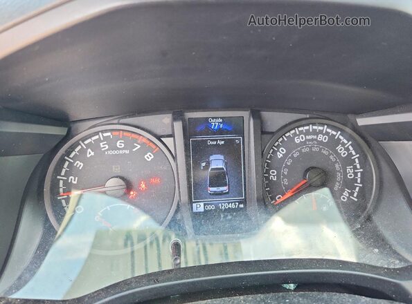 3TYSX5EN7MT004012 2021 TOYOTA TACOMA White Вид щитка приладів