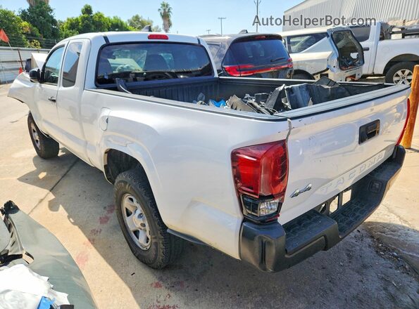 3TYSX5EN7MT008710 2021 TOYOTA TACOMA White უკანა მარცხენა