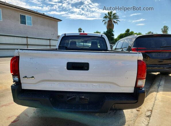 3TYSX5EN7MT008710 2021 TOYOTA TACOMA White უკანა ხედი
